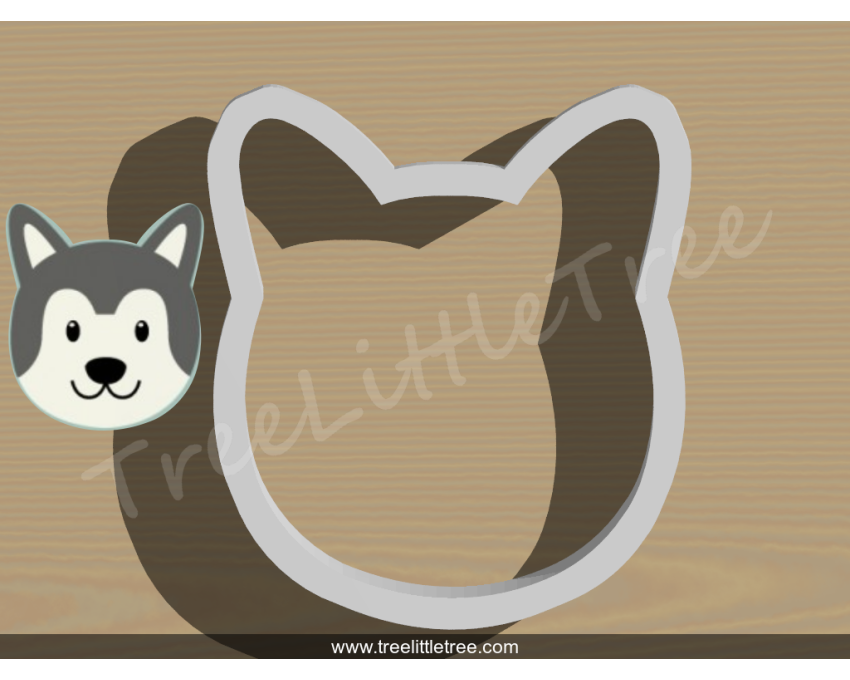 Husky Puppy Cookie Cutter. Pet Cookie Cutter