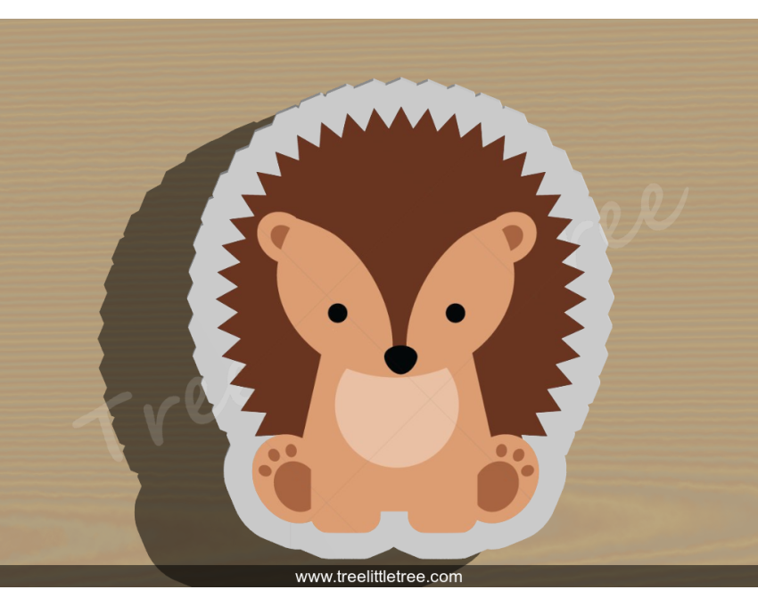 Baby Hedgehog Cookie Cutter. Baby Shower Cookie Cutter. Jungle Baby  Cookie Cutter