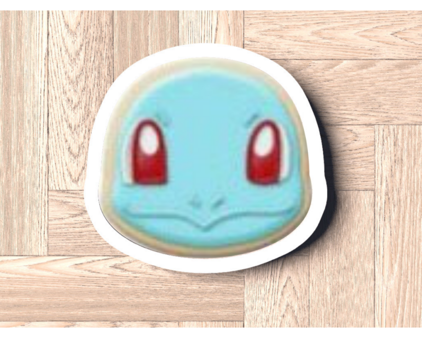Squirtle Head Cookie Cutter. Pokemon Cookie Cutter