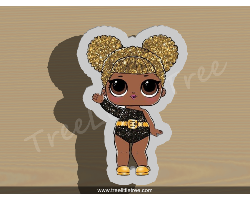 Queen Bee Full Body Cookie Cutter. LOL Dolls Cookie Cutter