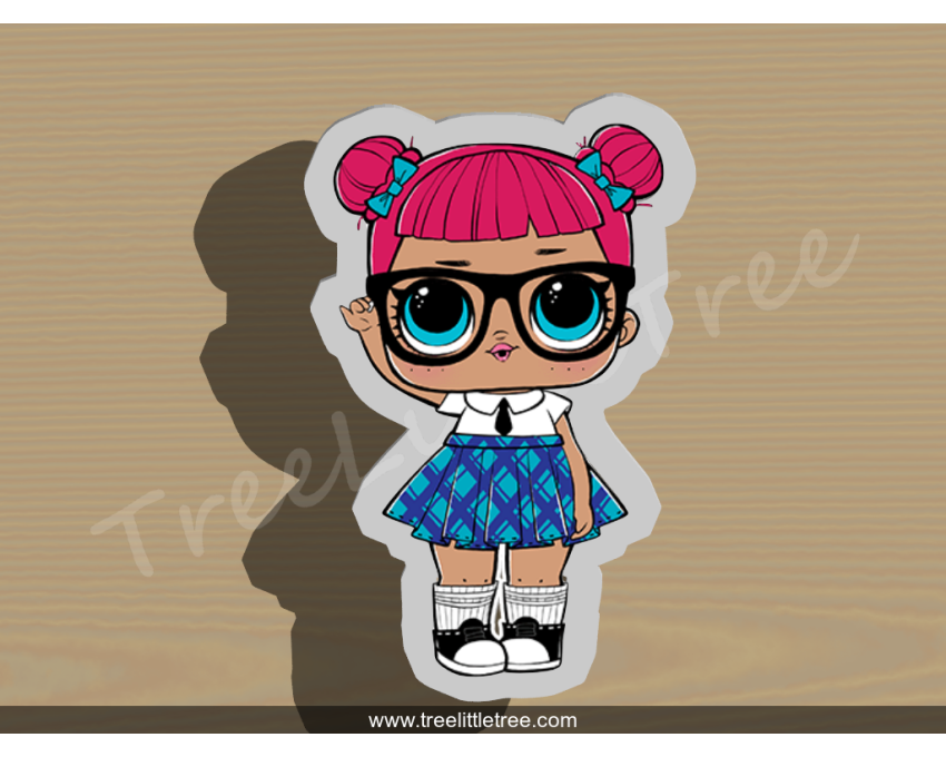 Teacher' Pet Full Body Cookie Cutter. LOL Dolls Cookie Cutter