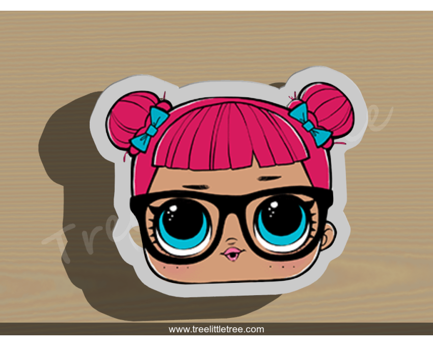 Teacher's Pet Cookie Cutter. LOL Dolls Cookie Cutter
