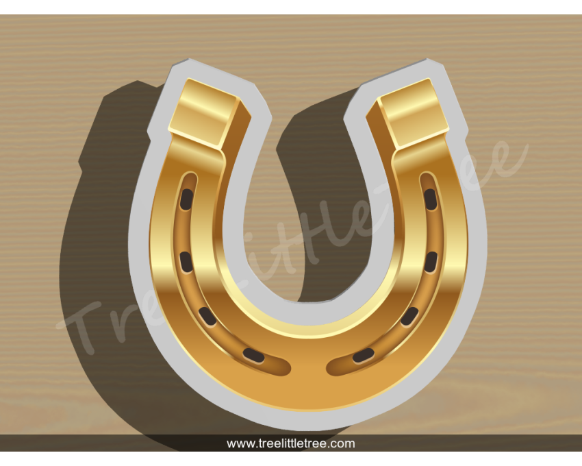 Horseshoe Cookie Cutter.  Cowboy Baby Cookie Cutter