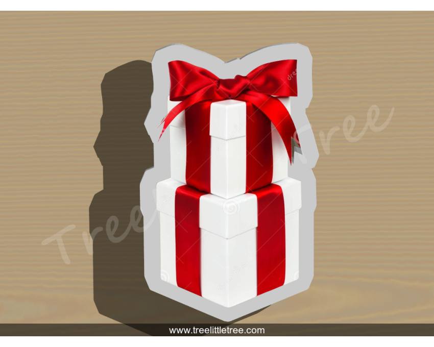 Gift Box Stack Cookie Cutter. Christmas Cookie Cutter. Holiday Cookie Cutter