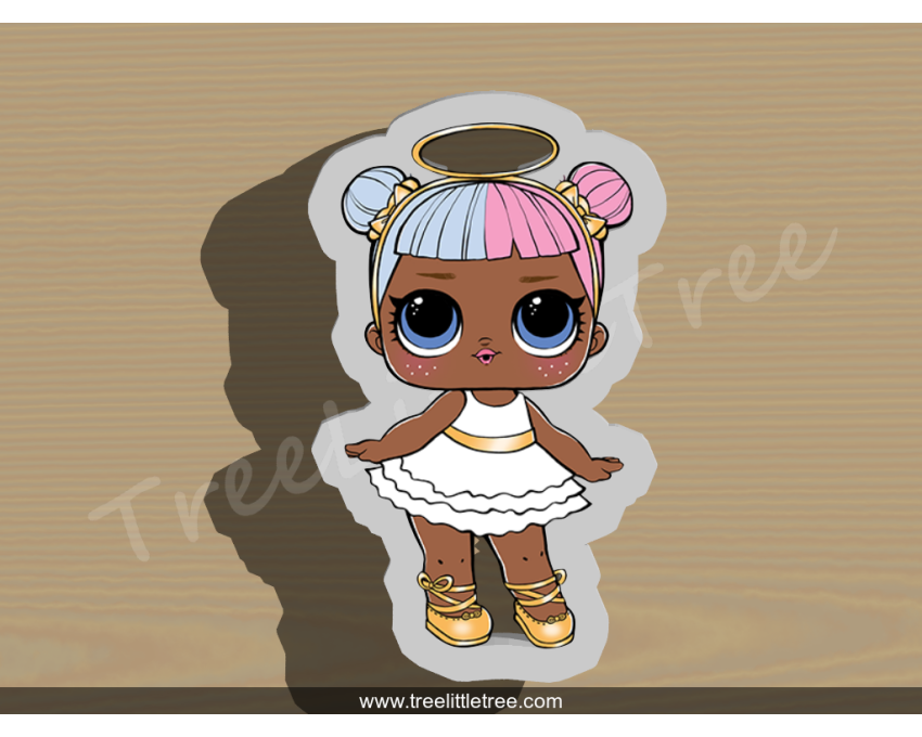 Sugar Full Body Cookie Cutter. LOL Dolls Cookie Cutter