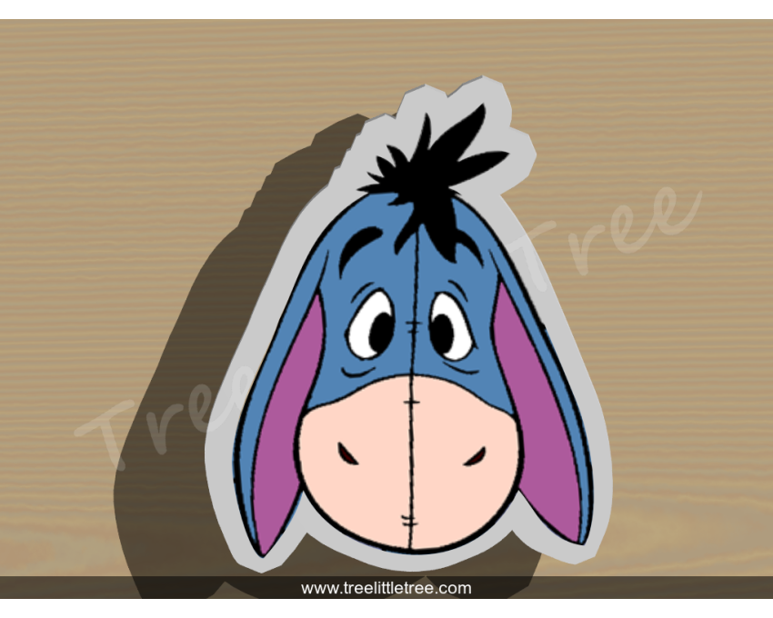 Winnie Pooh Eeyore Cookie Cutter. Disney Cookie Cutter. Cartoon Cookie Cutter