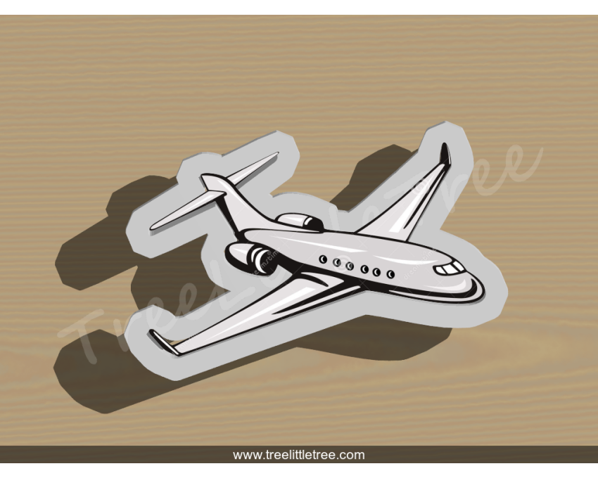 Airplane Style 2 Cookie Cutter. Car Cookie Cutter