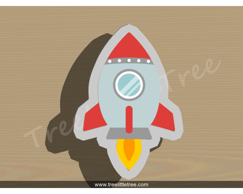 Rocket Cookie Cutter. Car Cookie Cutter