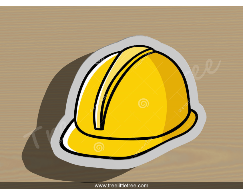 Construction Hat Cookie Cutter. Construction Cookie Cutter