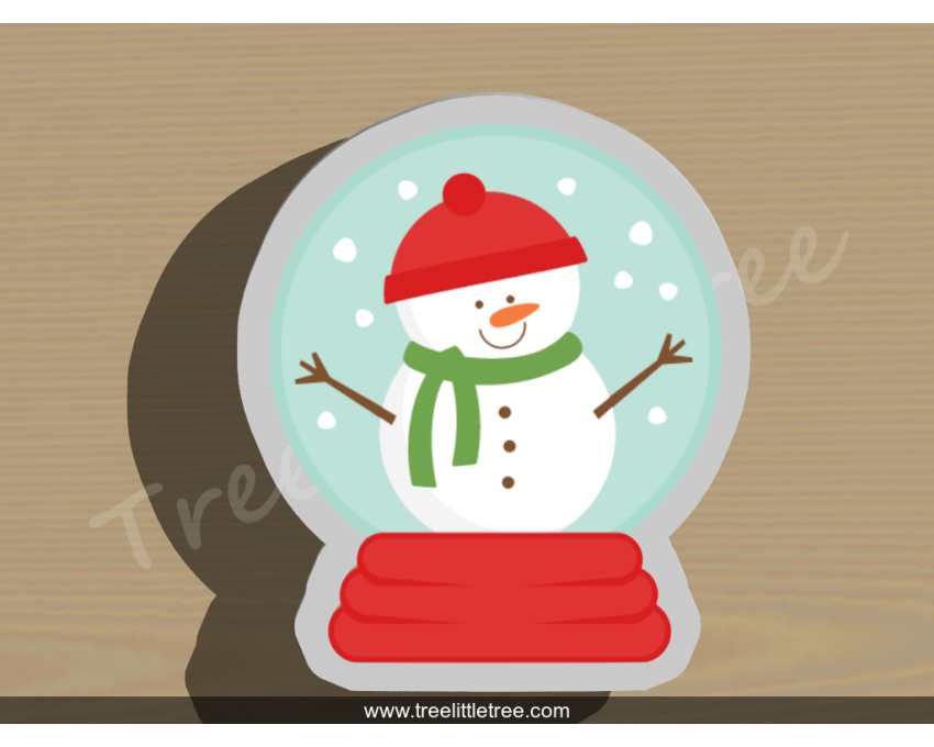 Snow Globe Cookie Cutter. Christmas Cookie Cutter