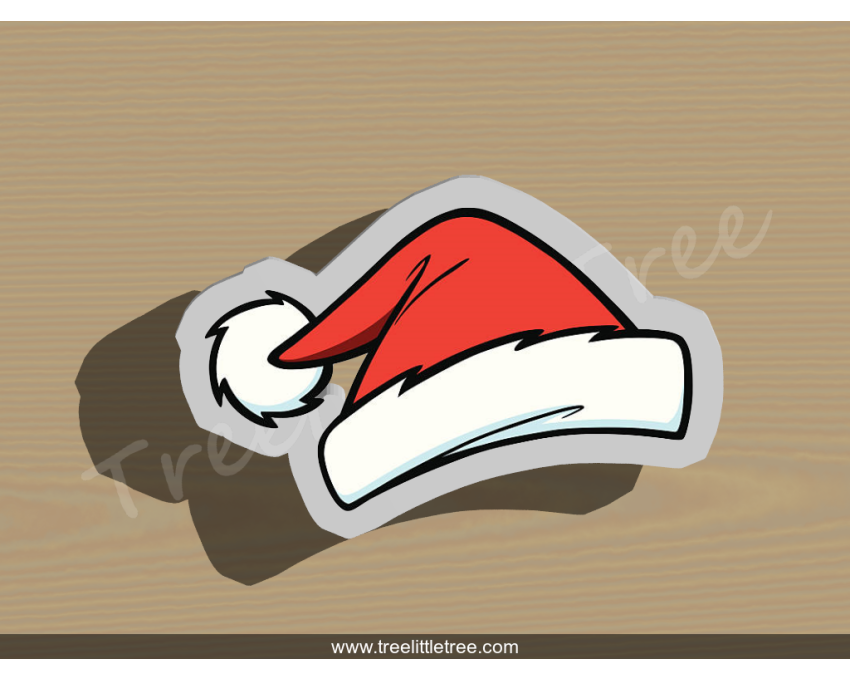 Christmas Santa Hat Cookie Cutter. Christmas Cookie Cutter. 