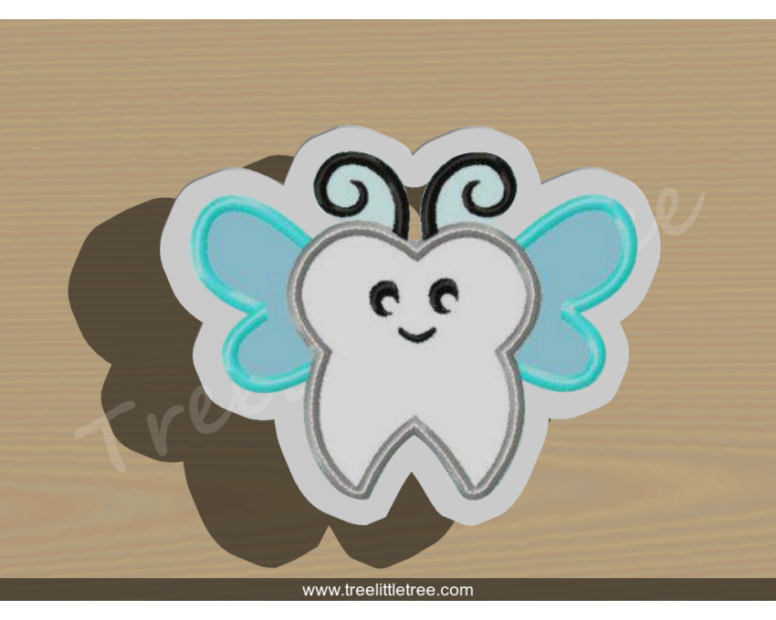 Tooth Fairy Style 1 Cookie Cutter. Tooth Fairy Day Cookie Cutter