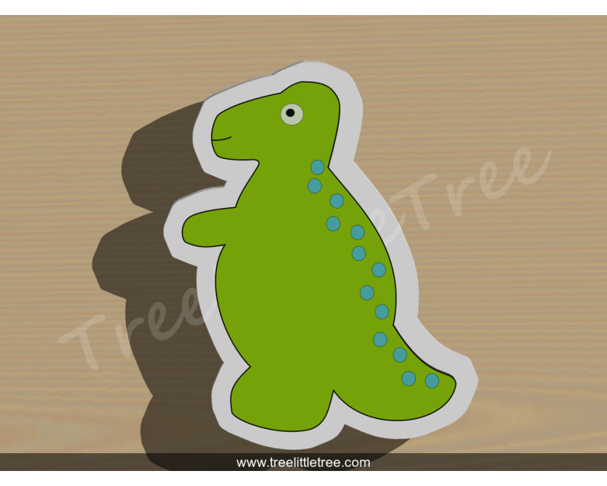 Cute Dinosaur Cookie Cutter. Animal Cookie Cutter