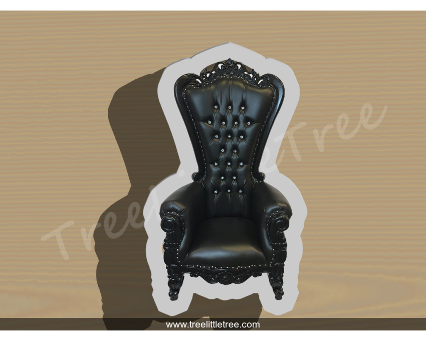 High Back Throne Chair Cookie Cutter. Furniture Cookie Cutter