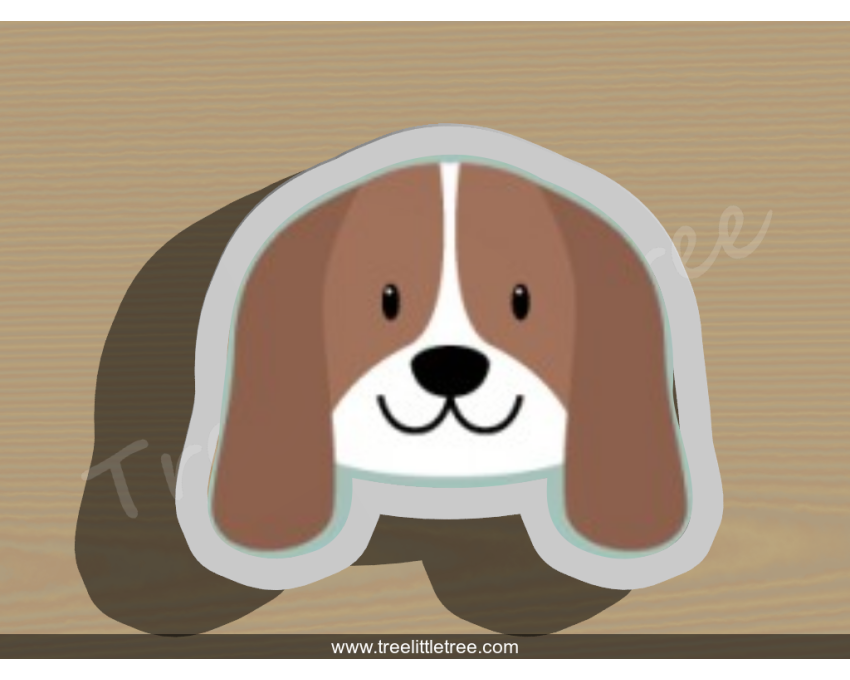 Beagle Dog Cookie Cutter. Pet Cookie Cutter