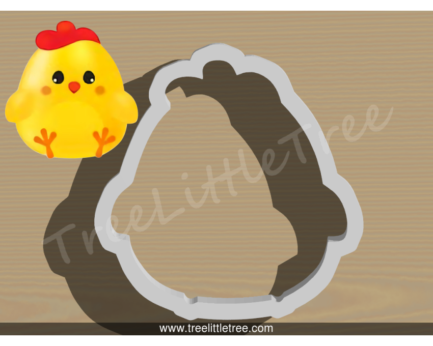 Baby Chick Cookie Cutter. Animal Cookie Cutter. Farm Animal Cookie Cutter