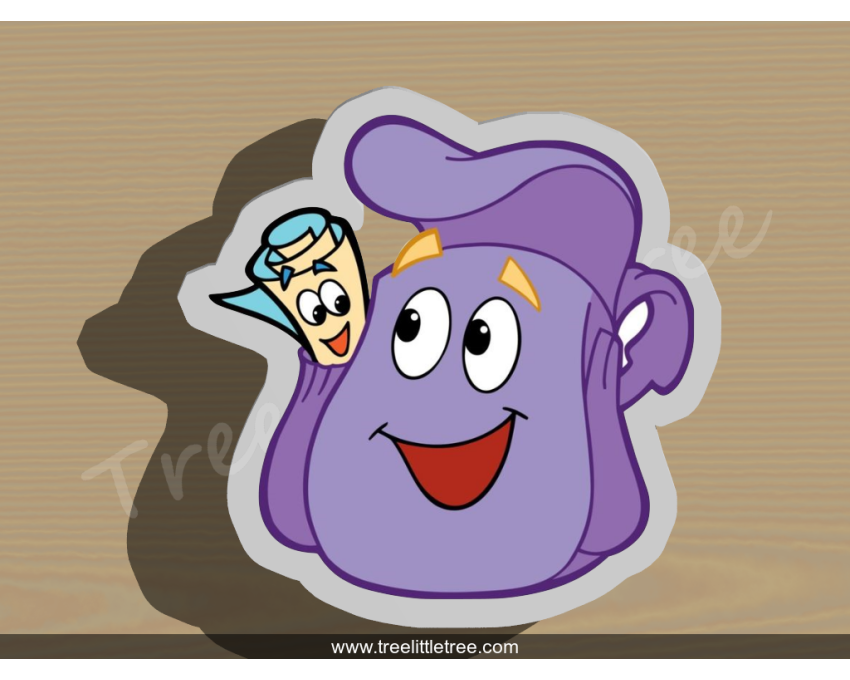 Dora Backpack Cookie Cutter. Cartoon Cookie Cutter. Dora the Explorer Cookie Cutter