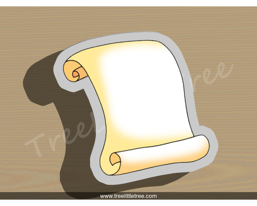 Diploma Scroll Map Cookie Cutter. School/Grad Cookie Cutter