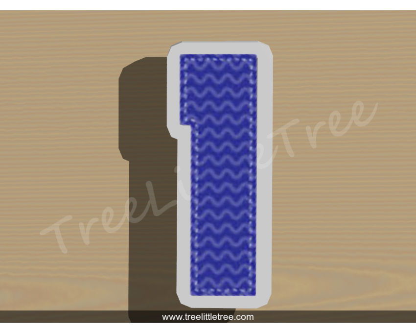 Happy Number One Cookie Cutter. Number Cookie Cutter