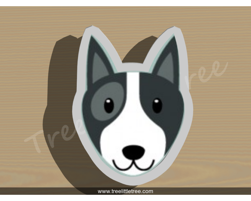 Bull Terrier Dog Cookie Cutter. Pet Cookie Cutter