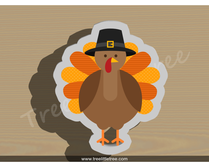 Turkey Style3 Cookie Cutter.Thanksgiving Cookie Cutter