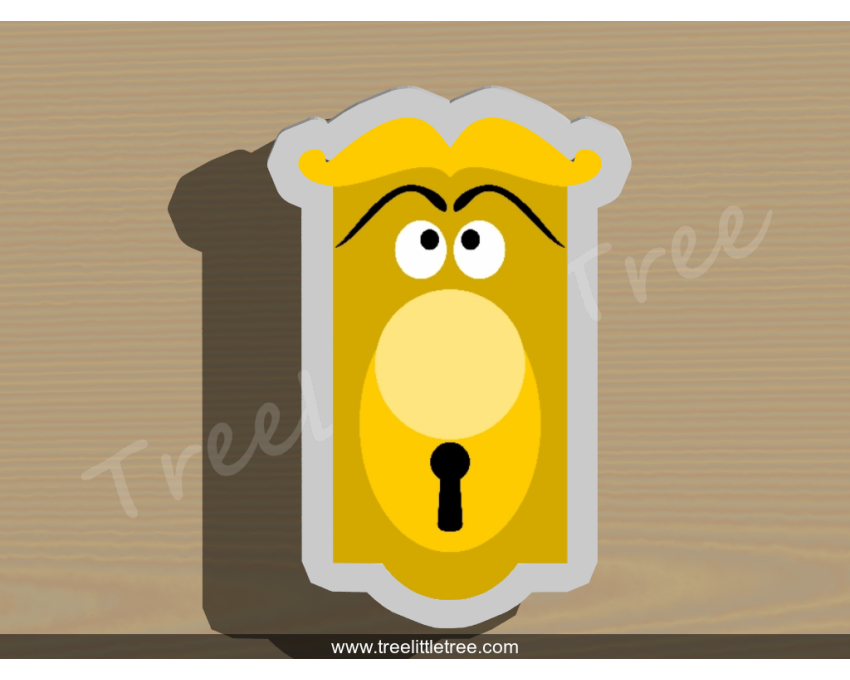 Doorknob Cookie Cutter. Alice in Wonderland Cookie Cutter