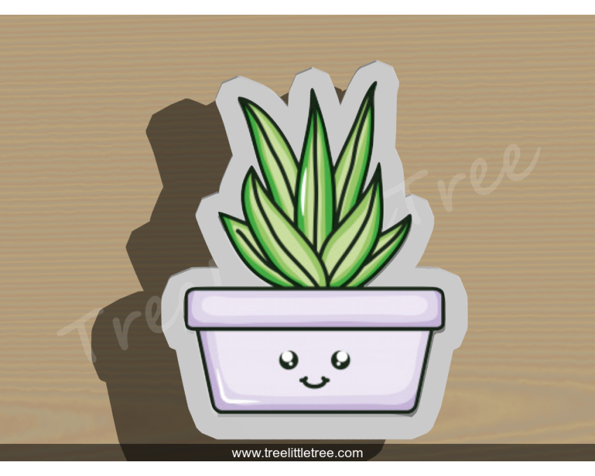 House Plant Style 5 Cookie Cutter. Plant Cookie Cutter.