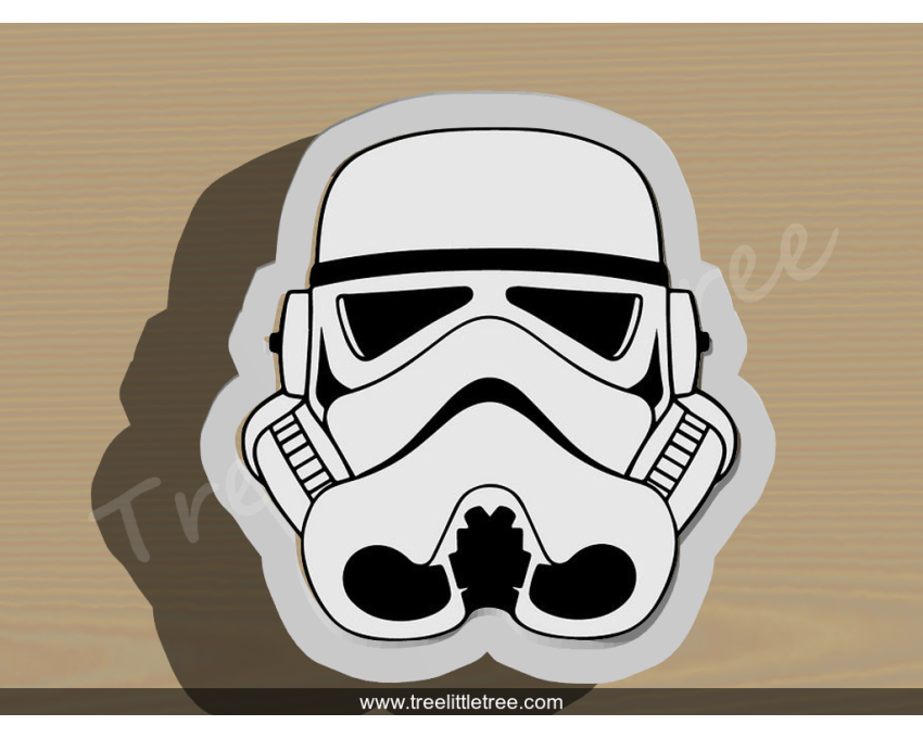 Stormtrooper Cookie Cutter. Star Wars Cookie Cutter