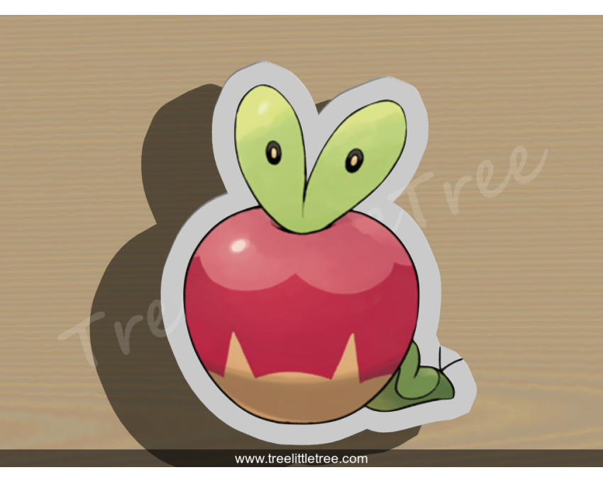 Applin Cookie Cutter. Pokemon Cookie Cutter