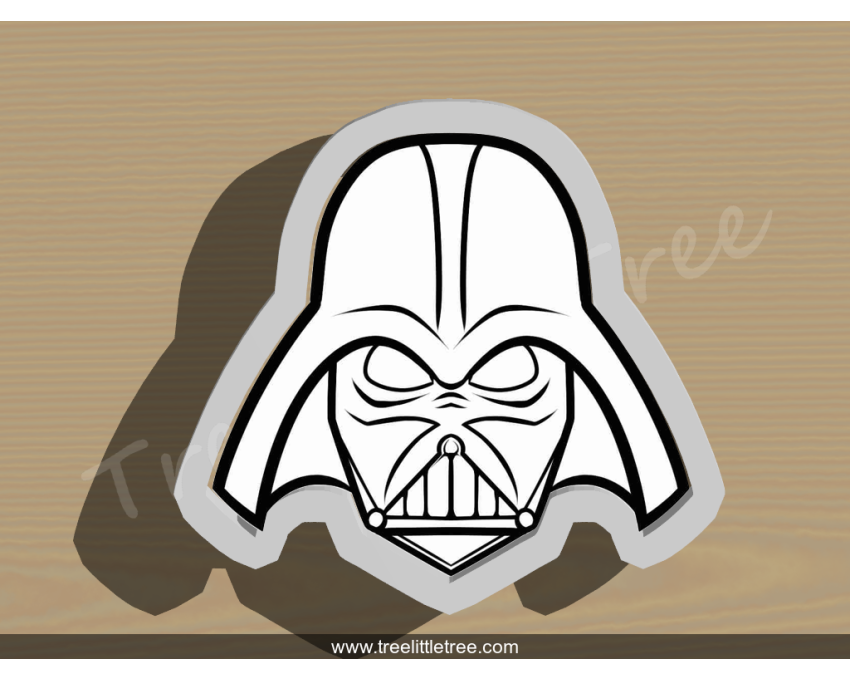 Darth Vader Cookie Cutter. Star Wars Cookie Cutter