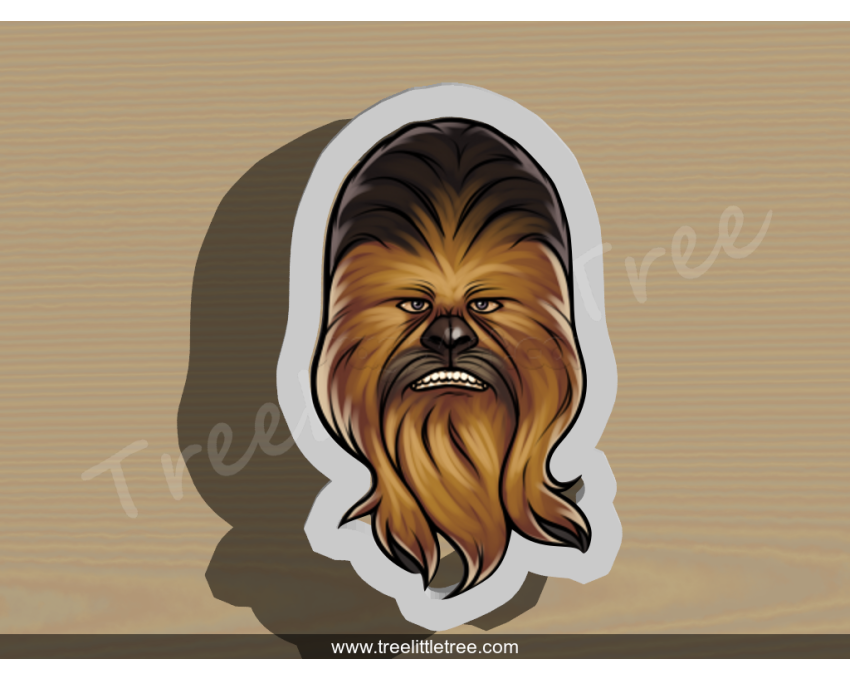 Chewbacca Cookie Cutter. Star Wars Cookie Cutter