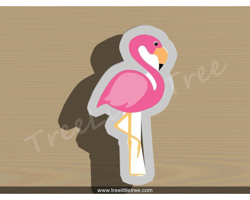 Flamingo Cookie Cutter. Animal Cookie Cutter