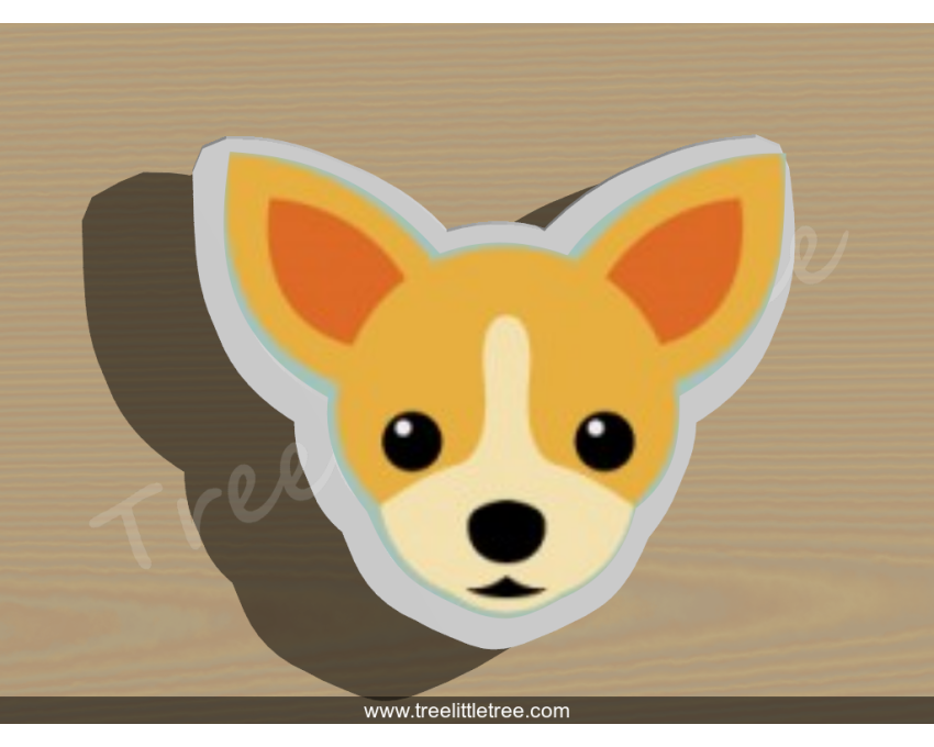 Chihuahua Dog Cookie Cutter. Pet Cookie Cutter