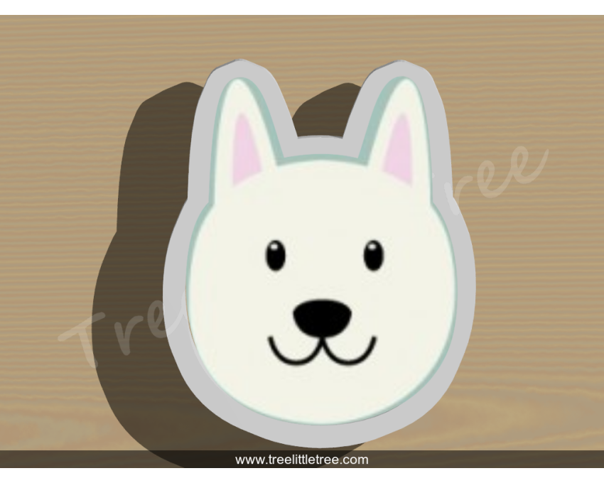 Samoyed Dog Cookie Cutter. Pet Cookie Cutter