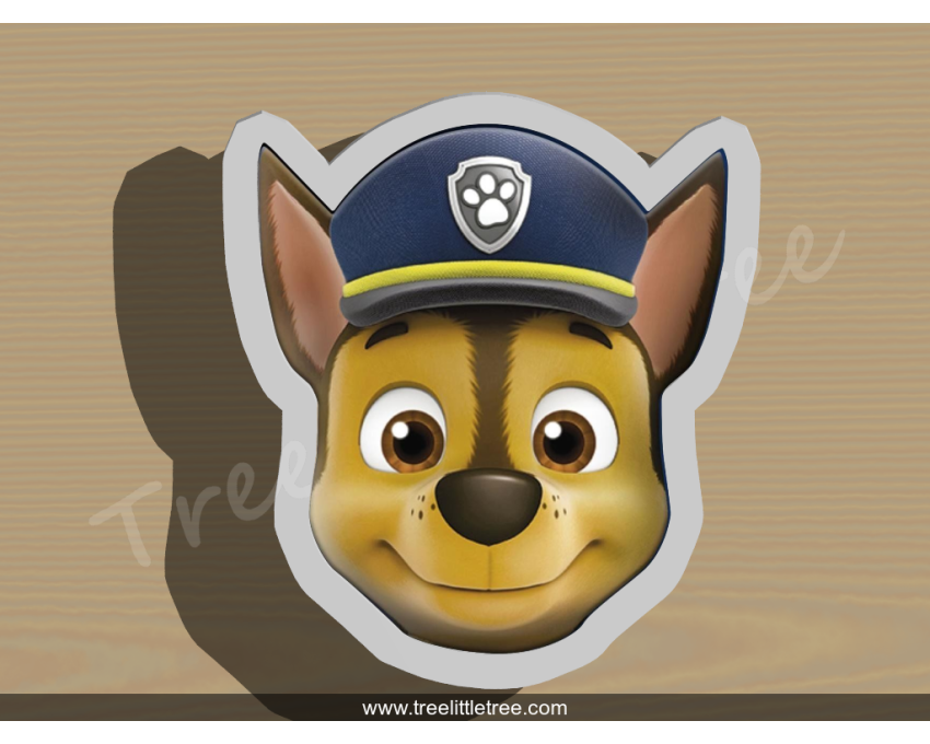 Chase  Style 1 Cookie Cutter. Cartoon Cookie Cutter. PAW Patrol Cookie Cutter