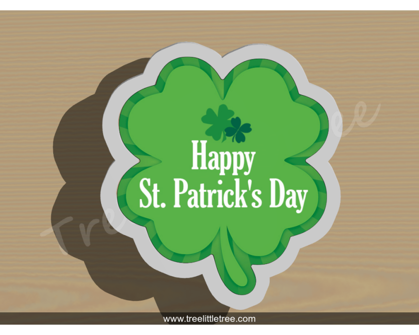 Clover Cookie Cutter. St. Patrick Day Cookie Cutter