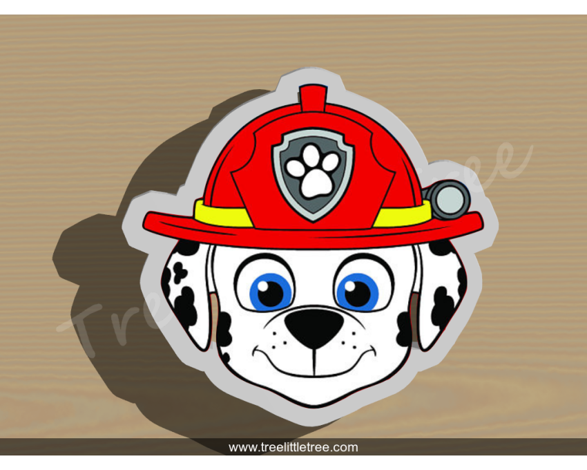 Marshall Style 1 Cookie Cutter. Cartoon Cookie Cutter. PAW Patrol Cookie Cutter
