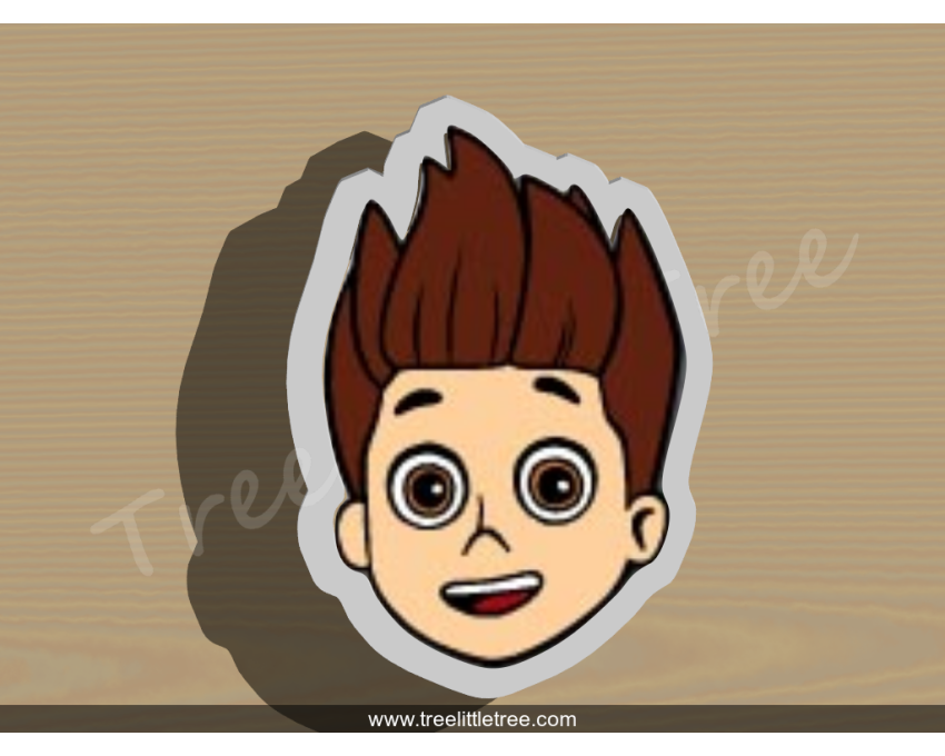 Ryder Cookie Cutter. Cartoon Cookie Cutter. PAW Patrol Cookie Cutter