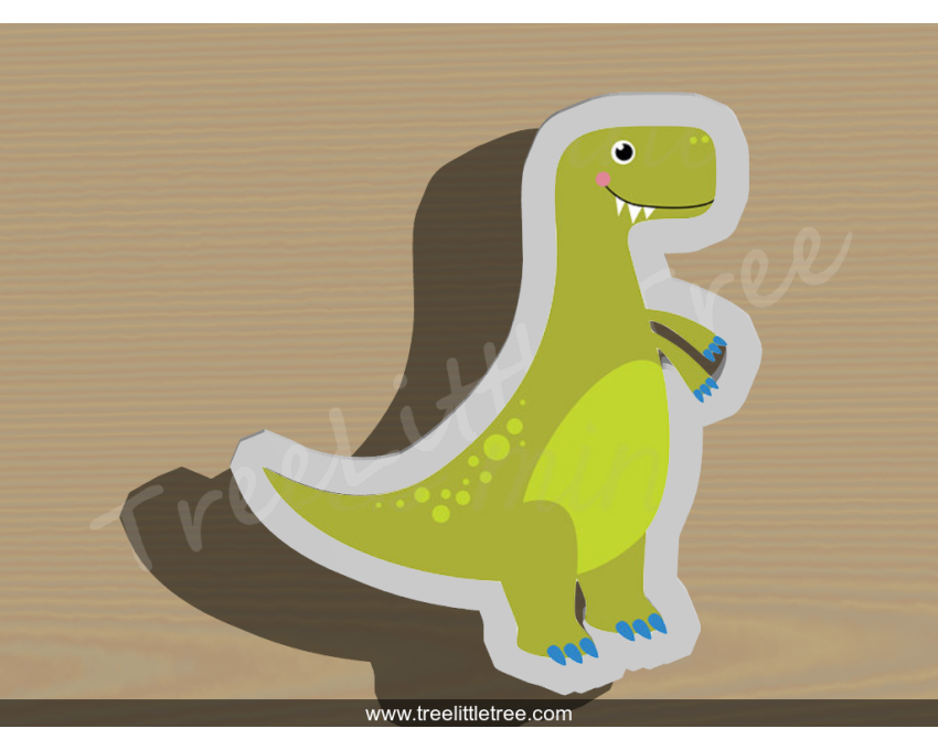 Dinosaur Style 5 Cookie Cutter. Animal Cookie Cutter