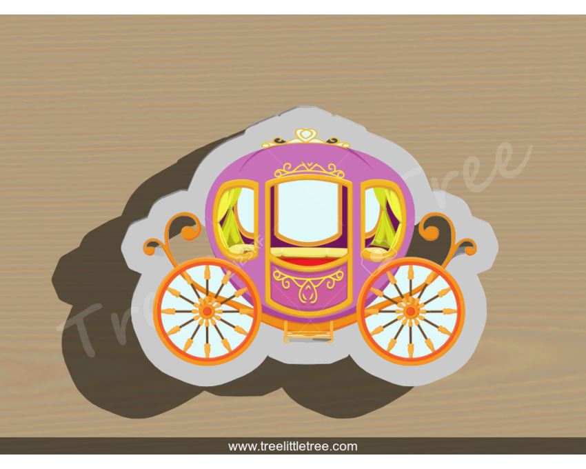 Cinderella Carriage Cookie Cutter. Cartoon Cookie Cutter. Disney Cookie Cutter