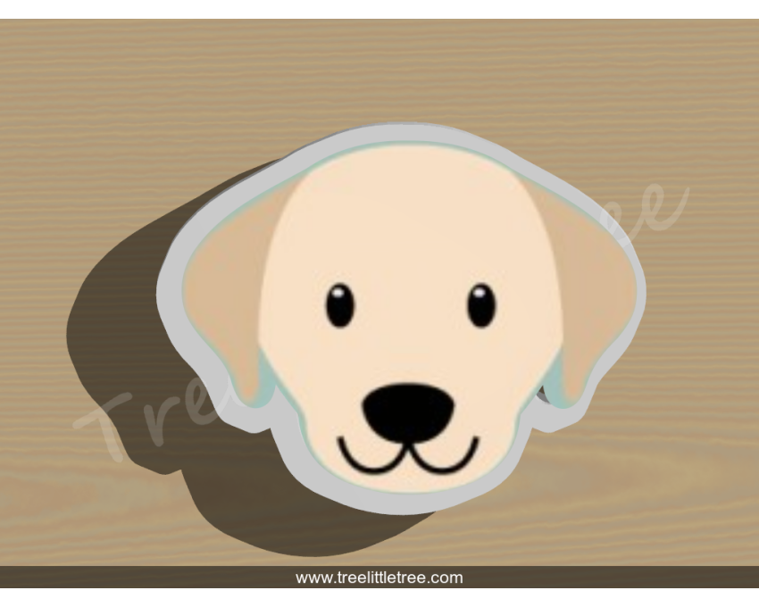 Golden Retriever Puppy Cookie Cutter. Pet Cookie Cutter