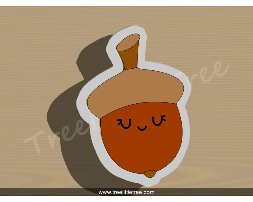 Chestnut Cookie Cutter. Fall Season Cookie Cutter