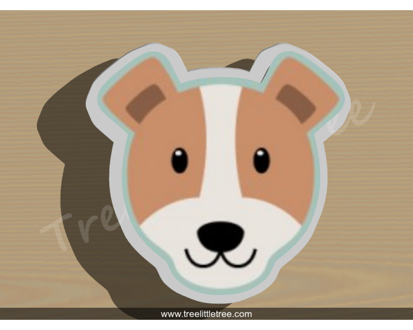 Dog Head Cookie Cutter. Pet Cookie Cutter