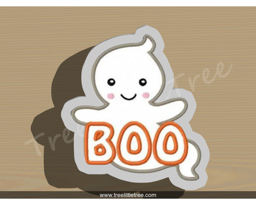 Boo Cookie Cutter. Halloween Cookie Cutter. 