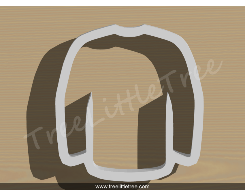 Hockey Jersey Cookie Cutter. Sports Cookie Cutter