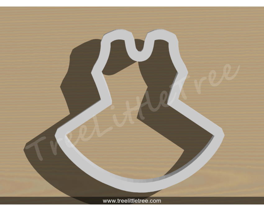 Ballet Tutu Cookie Cutter. Baby Shower Cookie Cutter