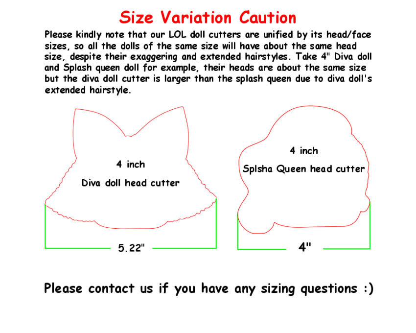 Cheer Captain Cookie Cutter. LOL Dolls Cookie Cutter