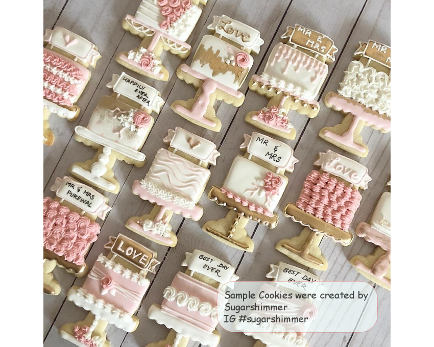 Cake Stand Cookie Cutter. Unique Cookie Cutter