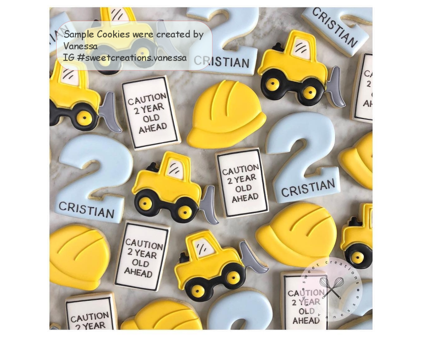 Front Load Truck Cookie Cutter. Car Cookie Cutter. Construction Truck Cookie Cutter