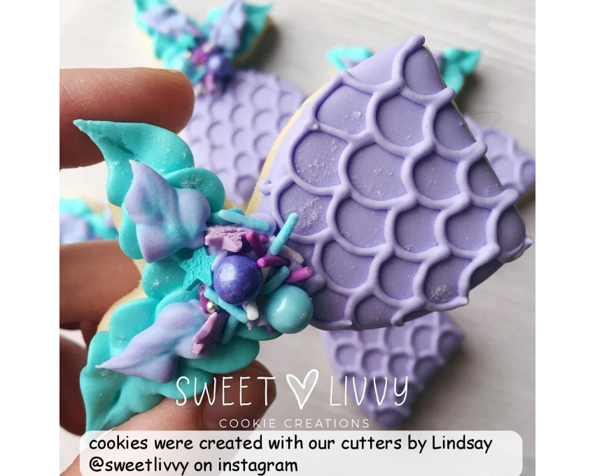 Mermaid Cookie Cutter. Cartoon Cookie Cutter